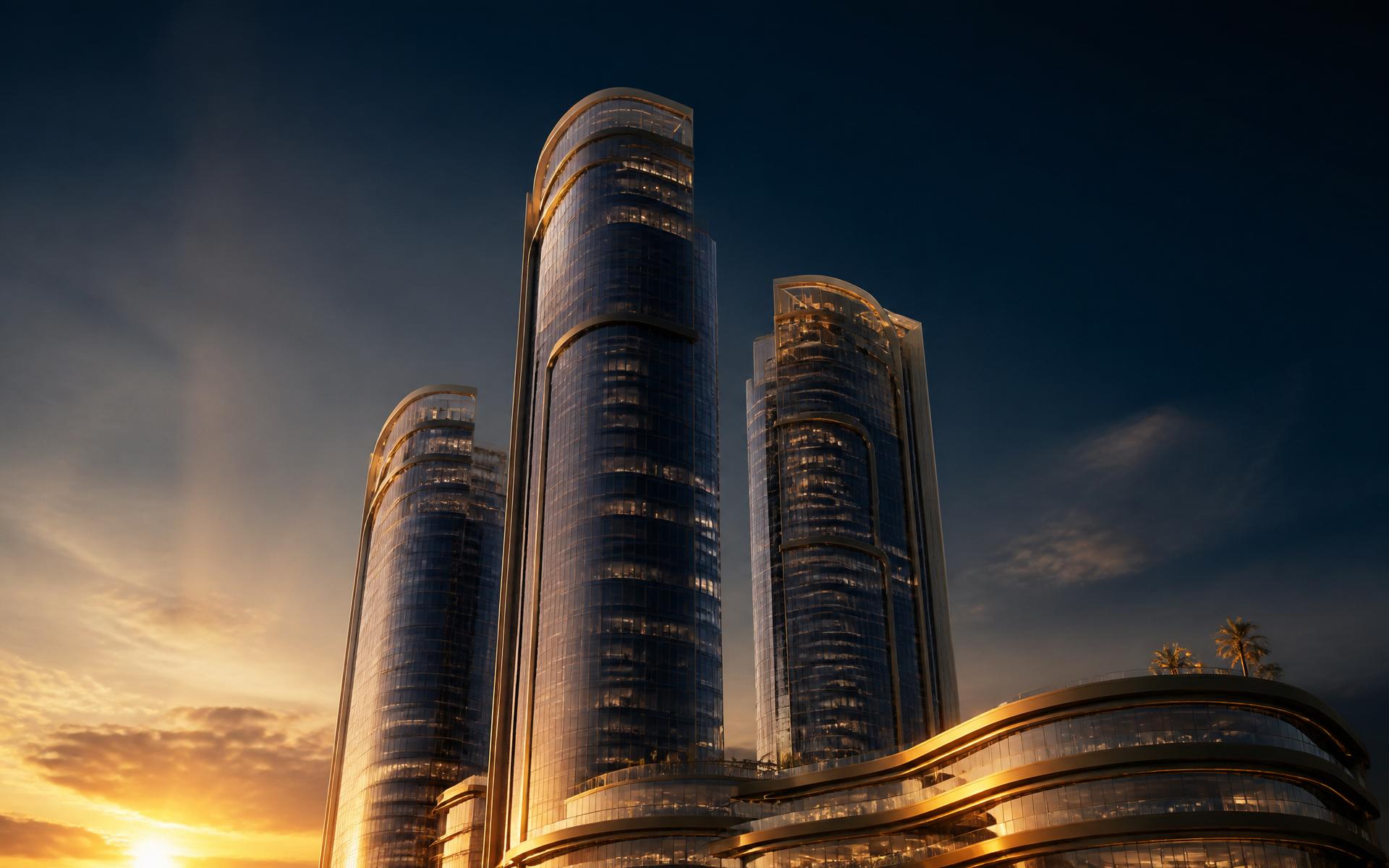 Contemporary high-rise architecture